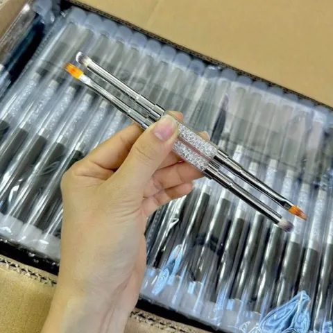 Cọ Ombre 2 đầu cán đá cao cấp siêu tiện lợi ngành nail