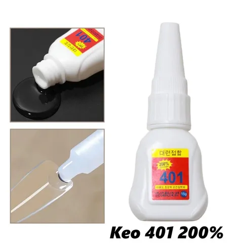 Keo 401 200% bản nâng cấp mẫu mới gắn móng đính đá gấp đôi độ bền hàng chuẩn