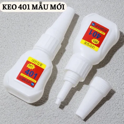 Keo 401 200% bản nâng cấp mẫu mới gắn móng đính đá gấp đôi độ bền hàng chuẩn