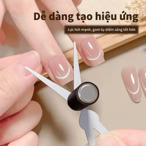 [ HOT ] Nam Châm Mắt Mèo Tạo Hình Fench Móng Combo 2 Chiếc - Nam Châm Mắt Mèo Lực Hút Mạnh Siêu Sáng [ TÚ ANH NAIL ]