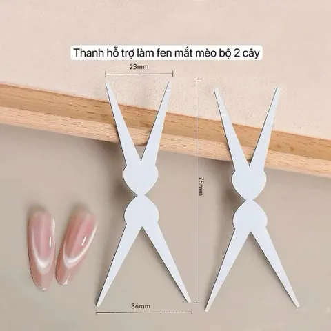 [ HOT ] Nam Châm Mắt Mèo Tạo Hình Fench Móng Combo 2 Chiếc - Nam Châm Mắt Mèo Lực Hút Mạnh Siêu Sáng [ TÚ ANH NAIL ]