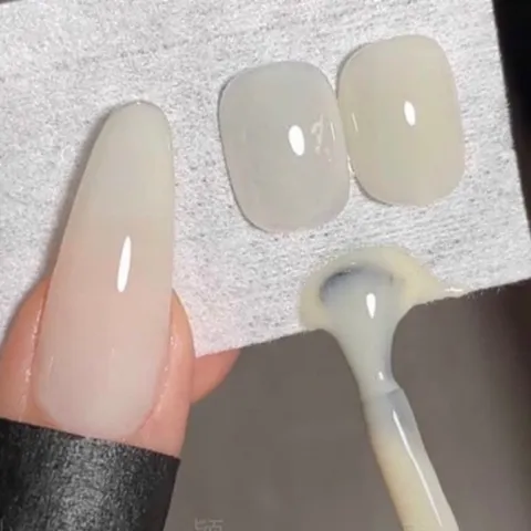 Sơn gel thạch sữa chua đục , thạch hồng nhũ tuyết, thạch trắng nhũ tuyết màu mới siêu Hot