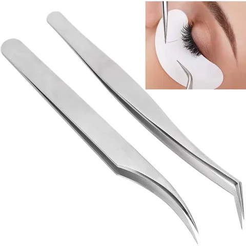 Cặp nhíp cá heo nối mi Classic Volume siêu khít chuyên dụng bằng thép không gỉ chuẩn loại 1