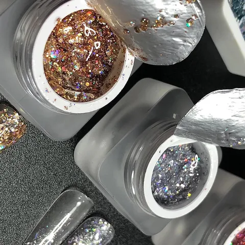 Gel nhũ vảy khổng tước galaxy siêu sáng design Nail đa năng đủ màu Hot