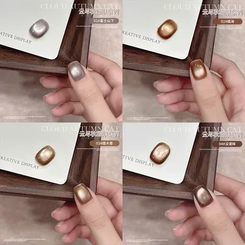 [ HOT ] Sơn gel mắt mèo ánh trăng màu Hổ phách mẫu mới siêu sáng đẹp chai 15ml