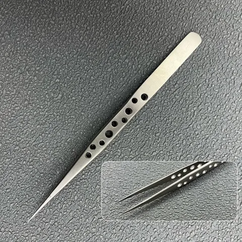 Cặp nhíp lỗ nối mi Classic chuyên dụng siêu khít thép không gỉ chuẩn xịn