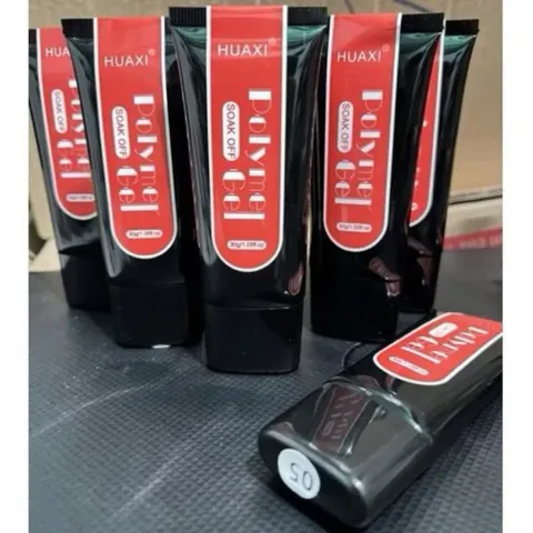 Gel Gôm Huaxi Đắp Nối Móng - Tạo Móng Dual Phom - Siêu Dẻo Mịn - Không Nóng Chảy Tuýp 30ML Chính Hãng