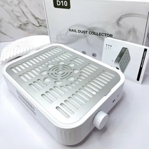 Máy hút bụi nail D10 tích điện cực khoẻ siêu êm không ồn công suất lớn pin trâu thiết kế siêu sang xịn chính hãng