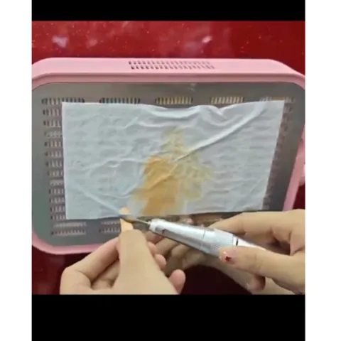 Máy hút bụi nail D10 tích điện cực khoẻ siêu êm không ồn công suất lớn pin trâu thiết kế siêu sang xịn chính hãng