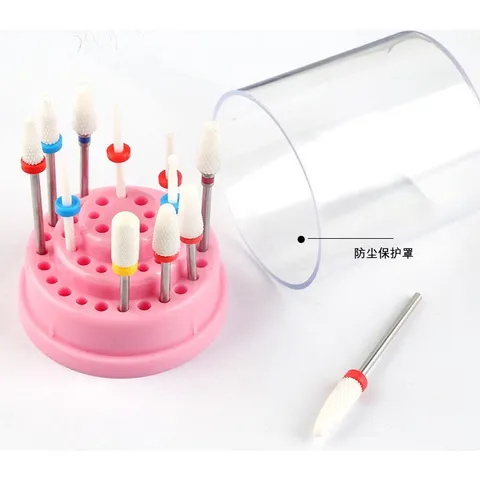 Hộp đựng đầu mài móng 3 tầng có nắp loại đẹp xịn