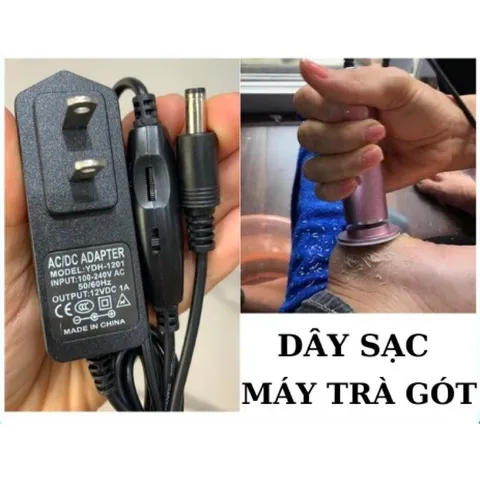 Củ sạc - Dây sạc máy chà gót chân Nail có nút tăng giảm tốc độ chính hãng  [ TÚ ANH NAIL ]