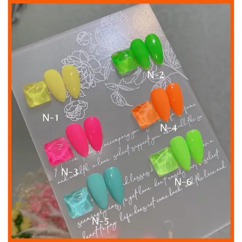 Set 6 màu sơn Leon dạ quang Siêu chất ( HOT )