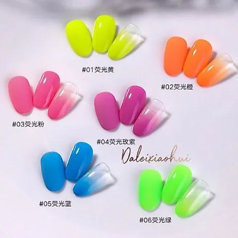 Set 6 màu sơn Leon dạ quang Siêu chất ( HOT )