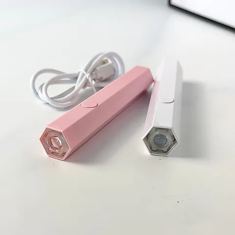 Đèn hơ ngón mini cầm tay tích điện cảm ứng hơ móng siêu tốc chuẩn xịn hơ siêu nhanh khô