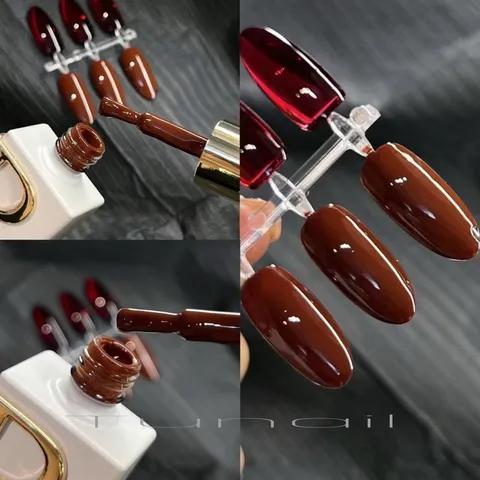 (HOT) Sơn gel màu nâu CR cao cấp chất siêu đặc đẹp chuẩn màu CHÍNH HÃNG chai 15ml