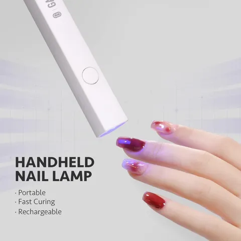 Đèn hơ ngón mini cầm tay tích điện cảm ứng hơ móng siêu tốc chuẩn xịn hơ siêu nhanh khô
