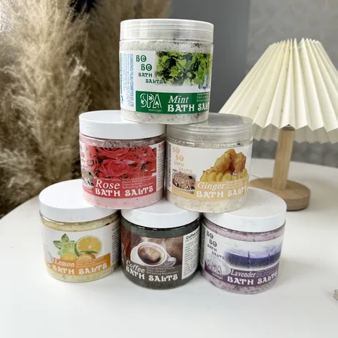 Muối ngâm chân thảo dược cao cấp tẩy tế bào chết ngành nail spa hũ to 600g