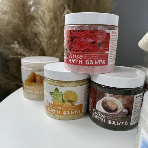 Muối ngâm chân thảo dược cao cấp tẩy tế bào chết ngành nail spa hũ to 600g
