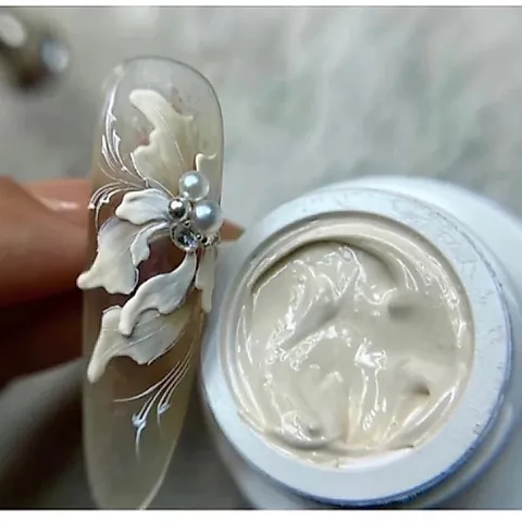 Gel thạch thạch cao siêu dẻo lì mịn nặn hoa đắp tạo hình hoa nổi siêu Hot ngành Nail