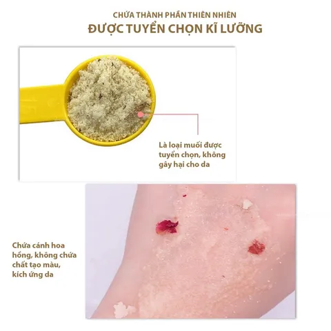 Muối ngâm chân thảo dược cao cấp tẩy tế bào chết ngành nail spa hũ to 600g