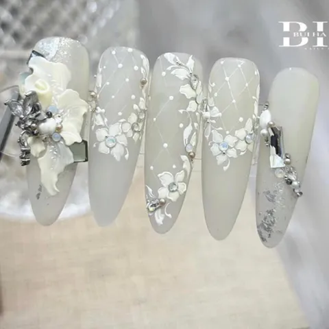 Gel thạch thạch cao siêu dẻo lì mịn nặn hoa đắp tạo hình hoa nổi siêu Hot ngành Nail
