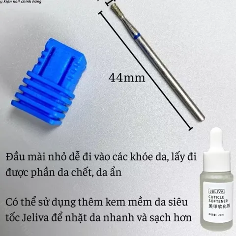 Đầu mài đẩy da móng Mỹ chất liệu thép TiTan không nóng rát phạm da mẫu HOT