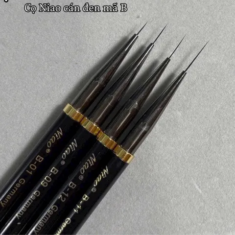 Cọ vẽ nét Dingxi Niao cao cấp siêu mảnh đủ size vẽ trang trí móng chuẩn xịn ngành Nail