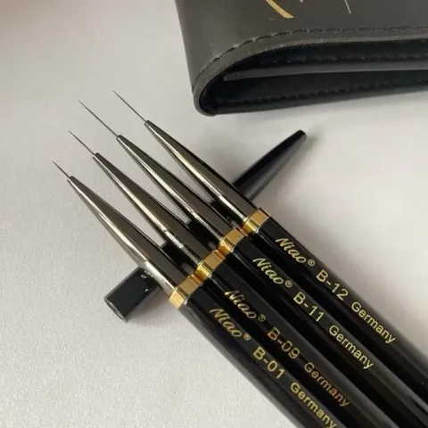 Cọ vẽ nét Dingxi Niao cao cấp siêu mảnh đủ size vẽ trang trí móng chuẩn xịn ngành Nail