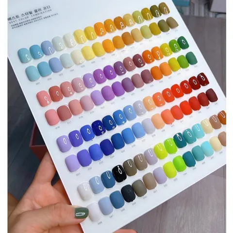 Sơn gel very set 60 màu lẻ chai siêu đặc đẹp chuẩn màu