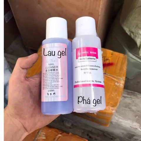 Nước rửa móng ủ phá gel Axiton dhuyên dụng 500ml loại thơm không mùi độc hại chính hãng