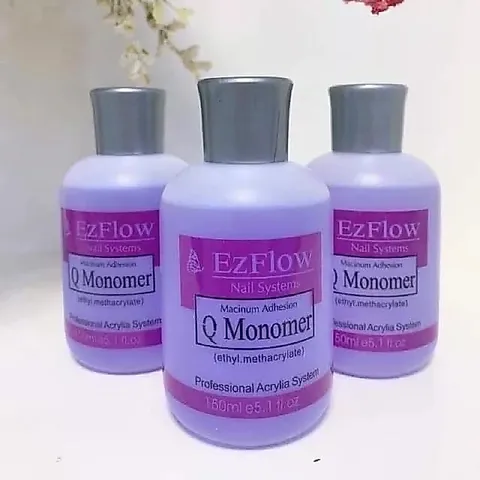 Liquid lưu huynh mỹ tím Ezflow nguyên chất lâu khô đắp hoa bột móng siêu êm chuẩn hãng