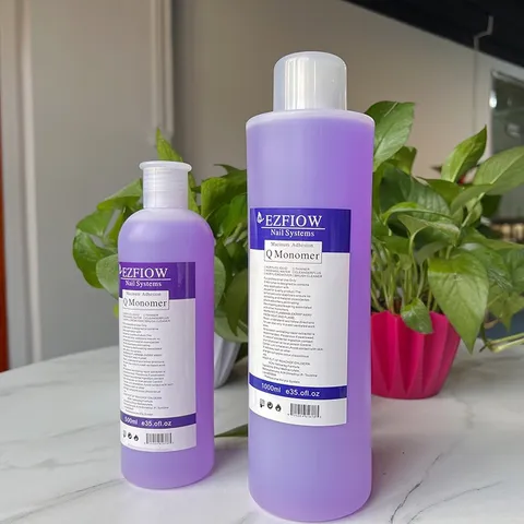 Liquid lưu huynh mỹ tím Ezflow nguyên chất lâu khô đắp hoa bột móng siêu êm chuẩn hãng