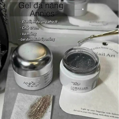 Gel Thuỷ Tinh ANNIES Màu Trong Suốt Vẽ Nổi , Đính Charm Đá Siêu Bền Đa Năng Ngành Nail Chính Hãng [ TÚ ANH NAIL ]