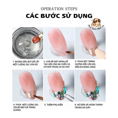 Gel Thuỷ Tinh ANNIES Màu Trong Suốt Vẽ Nổi , Đính Charm Đá Siêu Bền Đa Năng Ngành Nail Chính Hãng [ TÚ ANH NAIL ]