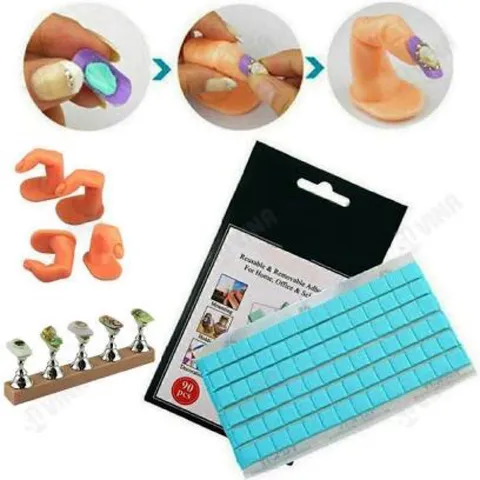 Cao su - Đất sét dán đế tập sơn vẽ móng đa năng loại dẻo [ TÚ ANH NAIL ]