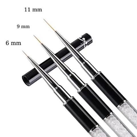 Cọ nét cán đá siêu mảnh đủ size 7-9-11mm vẽ móng chuẩn xịn