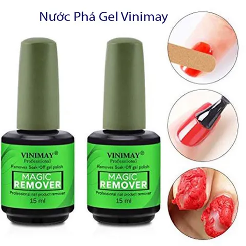 Phá gel vinimay siêu tốc dung dịch phá sơn gel nail (chính hãng)