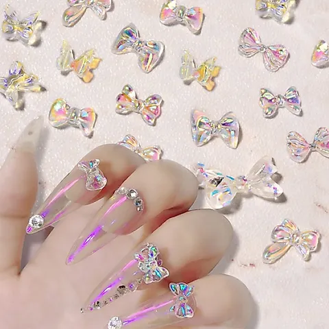 Túi 100 cham thuỷ tinh mix đủ mẫu siêu đẹp đính vô vàn mẫu nail xinh