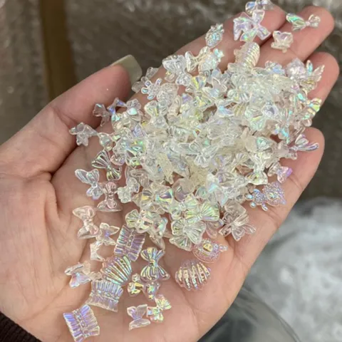 Túi 100 cham thuỷ tinh mix đủ mẫu siêu đẹp đính vô vàn mẫu nail xinh