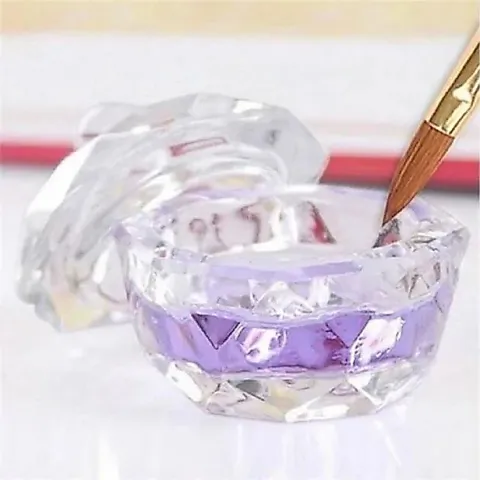 Chén đựng hũ đựng nước liquid lưu huỳnh có nắp dùng đắp bột móng 30ml