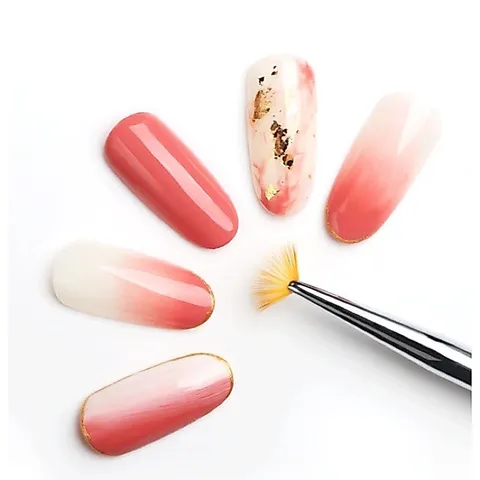 Cọ quạt xoè rắc nhũ, chải ombre đa năng thiết yếu ngành nail