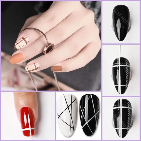 sơn cọ nét gel Aifer siêu đặc nét mảnh vẽ móng chuyên dụng đủ màu cơ bản nhất