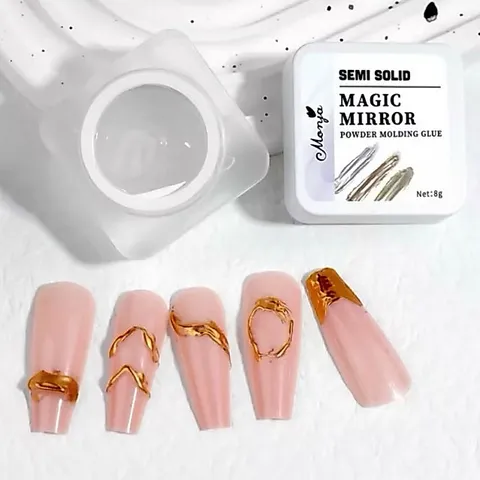 Gel vẽ nổi trong - Gel thuỷ tinh cao cấp vẽ tạo hình nổi chà tráng gương Nail trang trí móng siêu HO.T