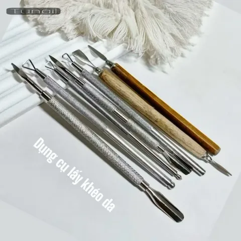Bộ Dụng Cụ Sủi Da Chết - Lấy Khoé - Cạo Gel Đủ Mã Chuyên Dụng Ngành Nail Chất Liệu Thép Không Gỉ Siêu Bền TÚ ANH NAIL
