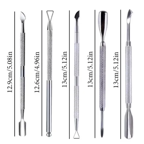 Bộ Dụng Cụ Sủi Da Chết - Lấy Khoé - Cạo Gel Đủ Mã Chuyên Dụng Ngành Nail Chất Liệu Thép Không Gỉ Siêu Bền TÚ ANH NAIL