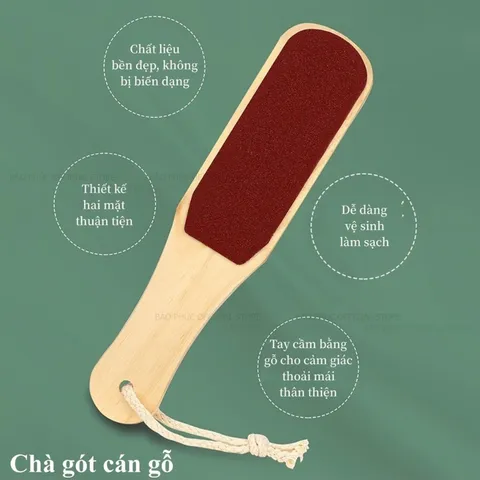 Chà gót chân inox không gỉ thay được lưỡi chuyên dụng ngành nail spa