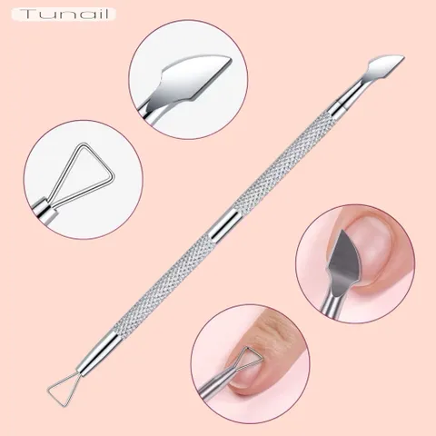 Cây Đẩy Da Chết - Cạo Gel Hai Đầu Chất Liệu Inox Không Gỉ Cực Bền Tiện Ích Ngành Nails