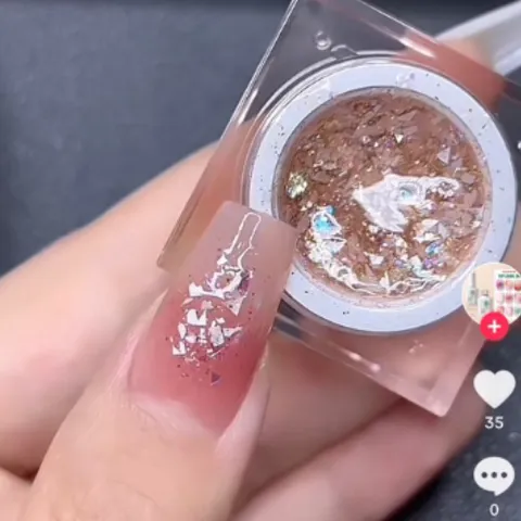Gel nhũ xà cừ design nail xà cừ không cần đắp gel siêu HOT