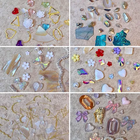 Khay cham tròn mix nhiều mẫu trang trí móng siêu đẹp