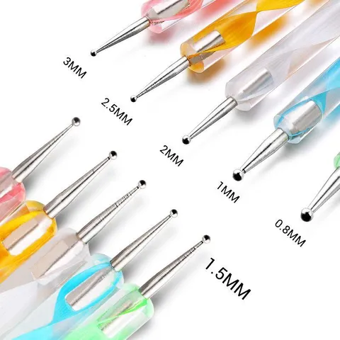 Set chấm bi 5 cây đủ size đa năng tạo hình vô số mẫu nail xinh